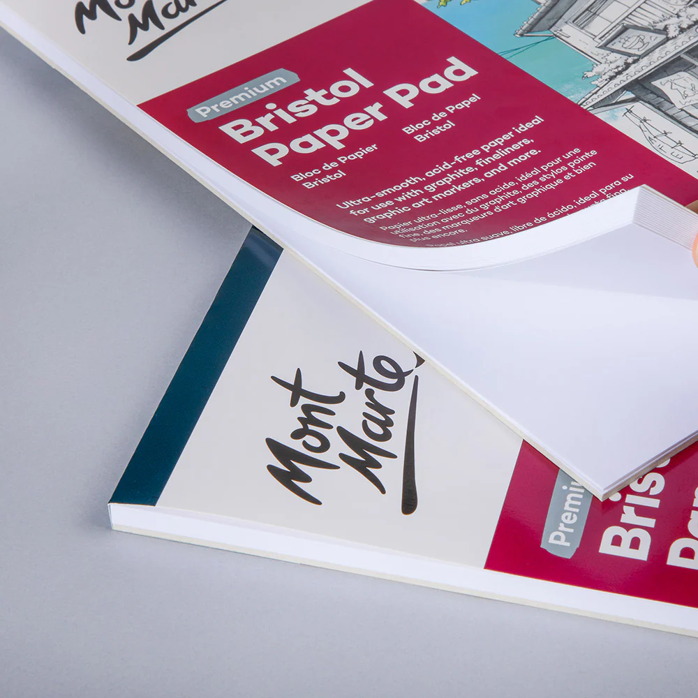 Mont Marte Bristol Paper Pad A4 250gsm 20 sheets