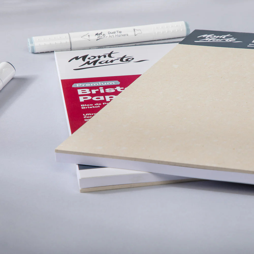 Mont Marte Bristol Paper Pad A4 250gsm 20 sheets