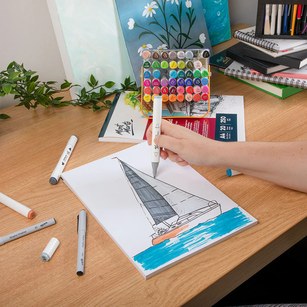 Mont Marte Bristol Paper Pad A4 250gsm 20 sheets