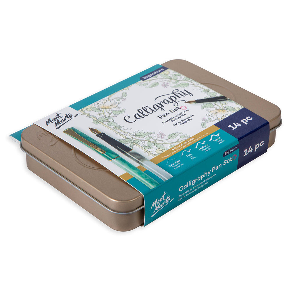 Mont Marte Calligraphy Pen Set 14pc