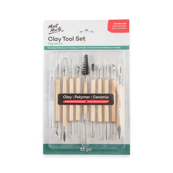 Mont Marte Clay Tool Set 11pce
