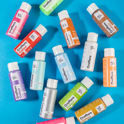 Mont Marte Crafters Colour Metallic + Fluoro 14pc x 60ml