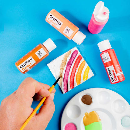 Mont Marte Crafters Colour Metallic + Fluoro 14pc x 60ml