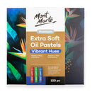 Mont Marte Extra Soft Oil Pastels Vibrant Hue 120pc