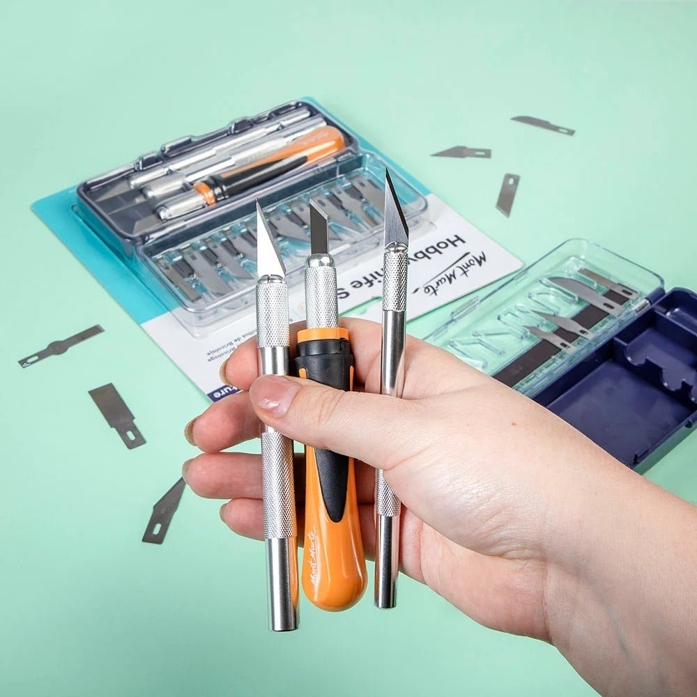 Mont Marte Hobby Knife Set SK5 Blades 13pce