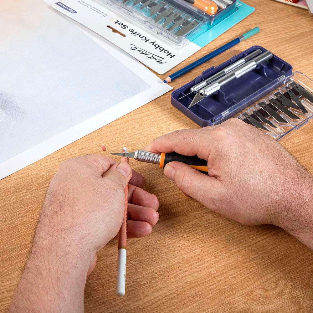 Mont Marte Hobby Knife Set SK5 Blades 13pce