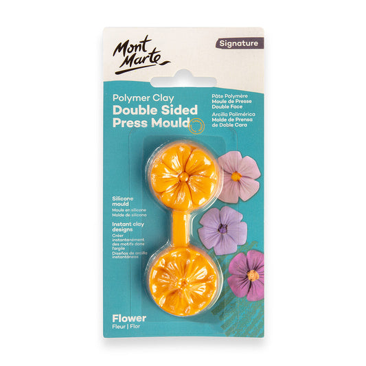 Mont Marte Polymer Press Mould - Flower Default Title