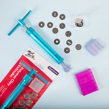 Mont Marte Anodised Aluminium Clay Extruder 22pc