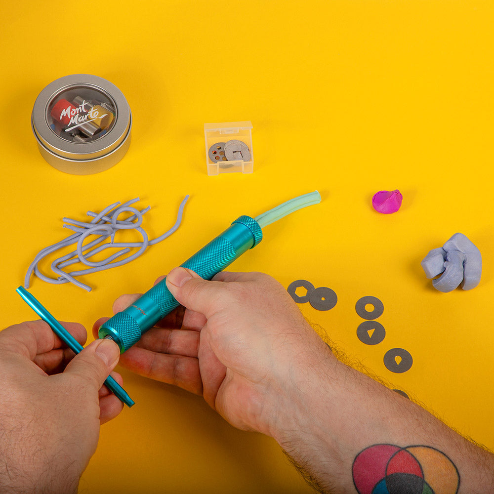 Mont Marte Anodised Aluminium Clay Extruder 22pc