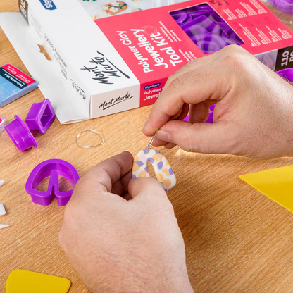 Mont Marte Polymer Clay Jewellery Tool Kit 110pc