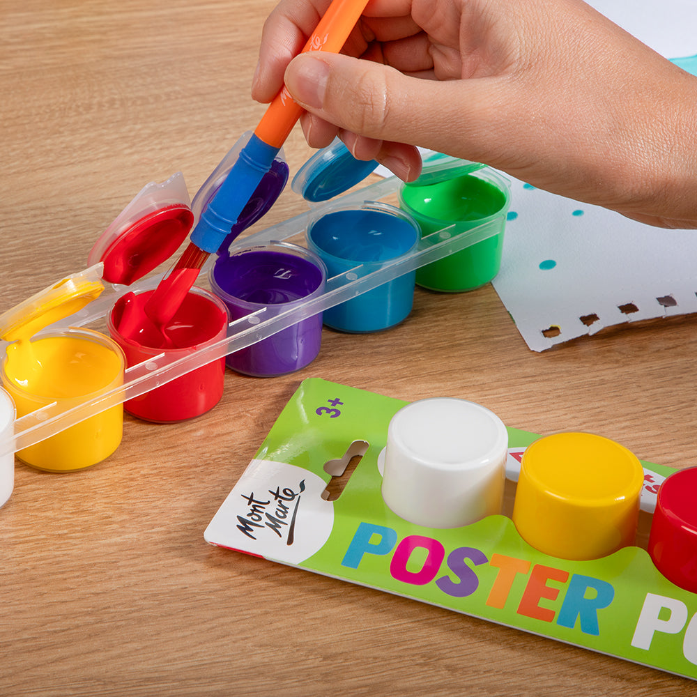 Mont Marte Poster Pots 6pc x 15ml - Brights