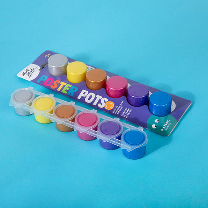 Mont Marte Poster Pots 6pc x 15ml - Metallics