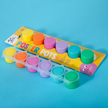 Mont Marte Poster Pots 6pc x 15ml - Pastels