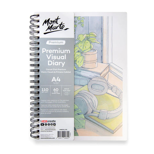 Mont Marte Premium Visual Diary 110gsm 60 sheets image 1