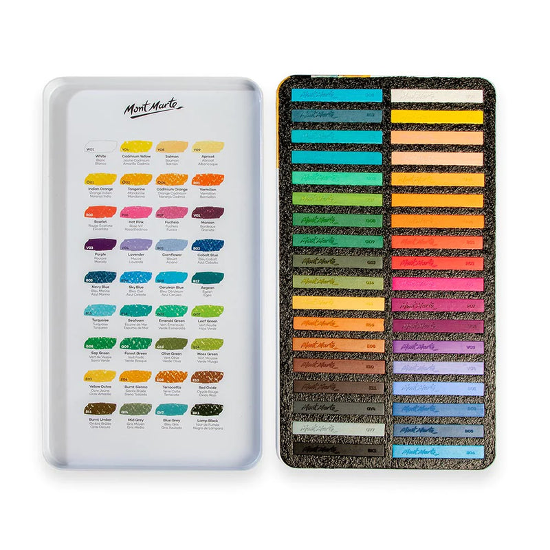 Mont Marte Soft Pastels 36pc in Tin