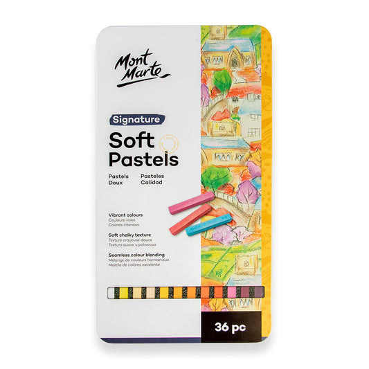Mont Marte Soft Pastels 36pc in Tin Default Title