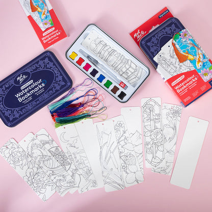 Mont Marte Watercolour Bookmark Set 33pc