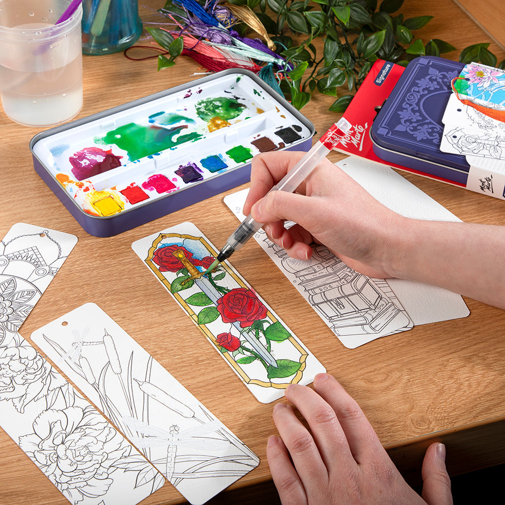 Mont Marte Watercolour Bookmark Set 33pc