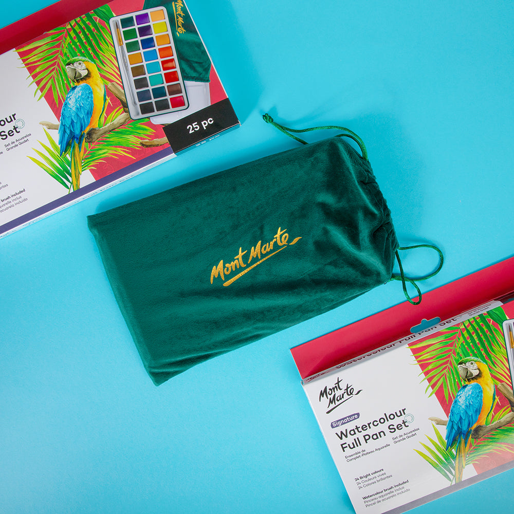 Mont Marte Watercolour Full Pan Set 24pc in Tin