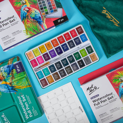 Mont Marte Watercolour Full Pan Set 36pc in Tin