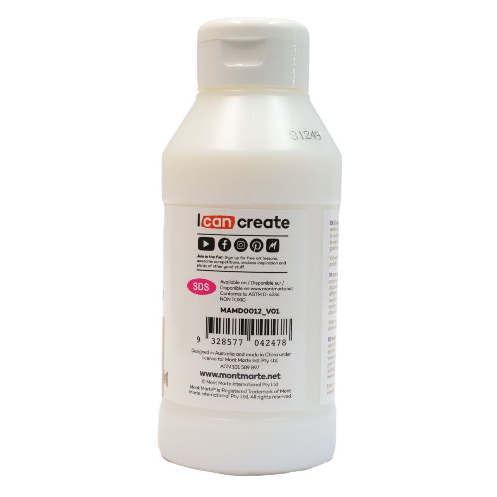 Mont Marte Acrylic Medium Gloss 250ml image 2