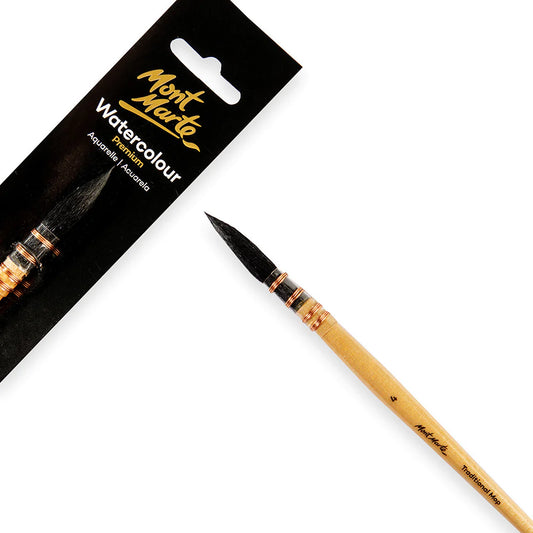 Mont Marte Artist Brush Watercolour Traditional Mop