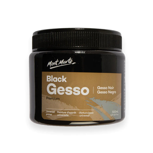 Mont Marte Black Gesso 500ml Default Title