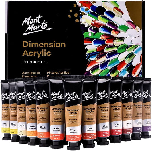 Mont Marte Dimension Acrylic Paint Set 36pce x 37ml Default Title