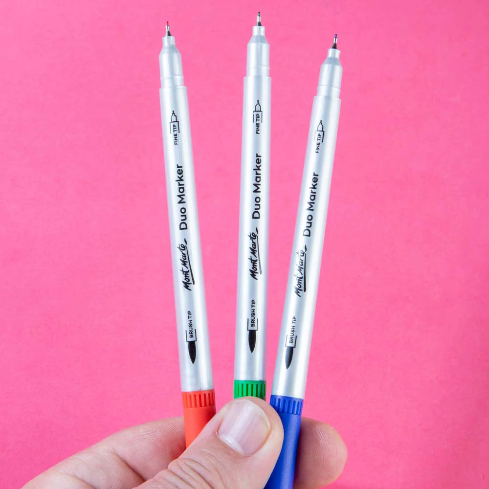 Mont Marte Duo Markers 24pce in case