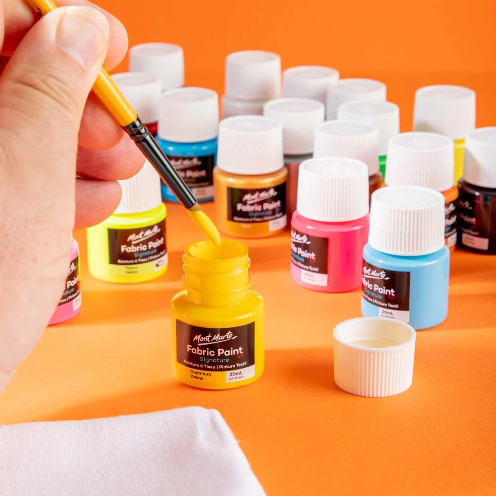Mont Marte Fabric Paint Set 20pc x 20ml