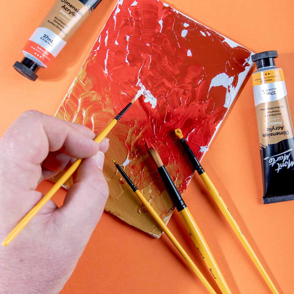 Mont Marte Gallery Series Brush Set Acrylic 4pce No.9