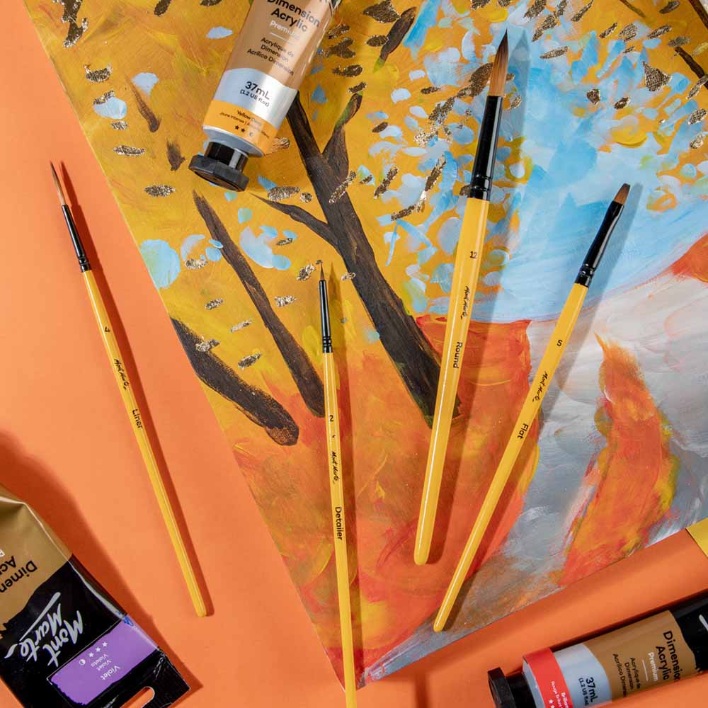 Mont Marte Gallery Series Brush Set Acrylic 4pce No.9