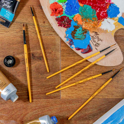 Mont Marte Gallery Series Brush Set Acrylic 6pce No.8