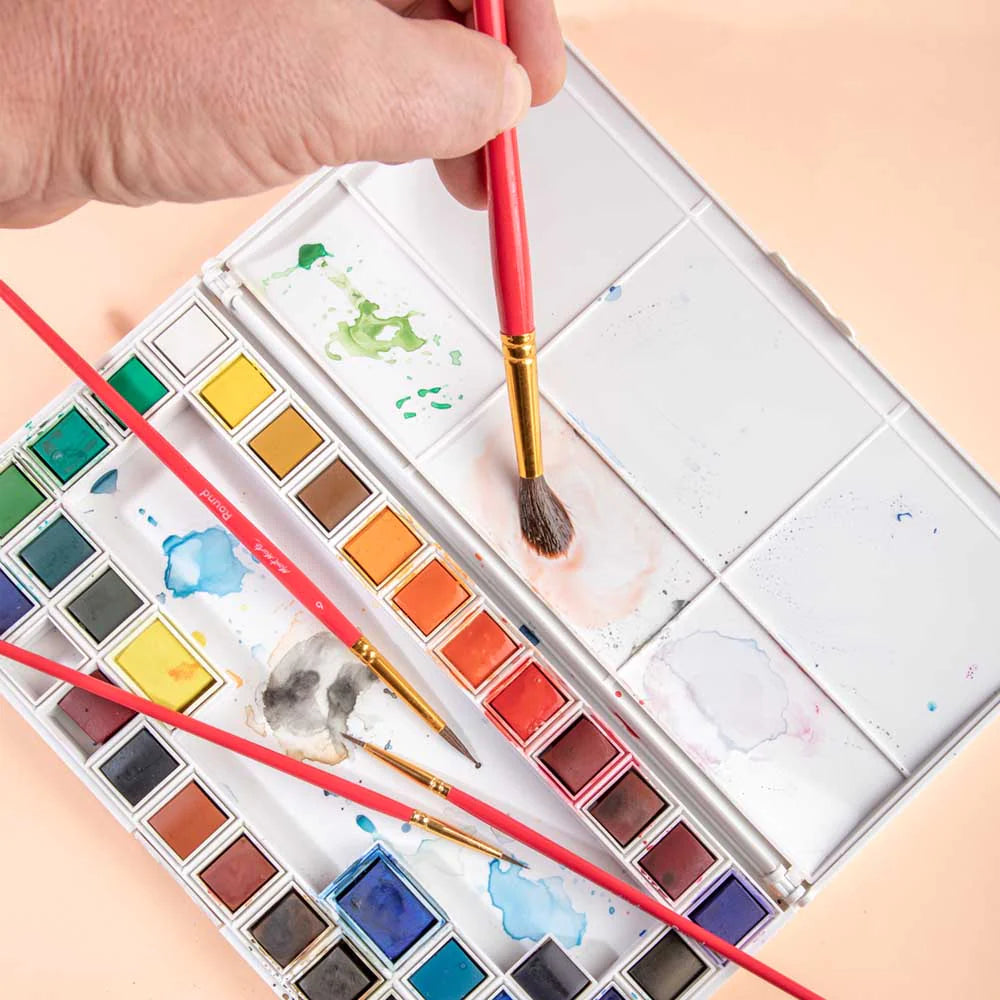 Mont Marte Gallery Series Brush Set Watercolour 4pce No.28