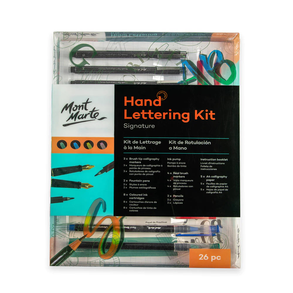Mont Marte Hand Lettering Kit 26pc Default Title