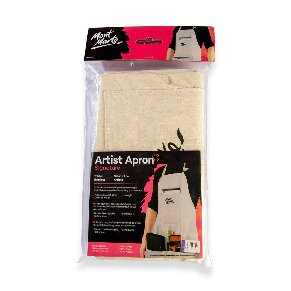 Mont Marte Heavy Duty Calico Artists Apron