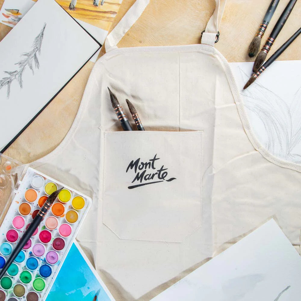 Mont Marte Heavy Duty Calico Artists Apron