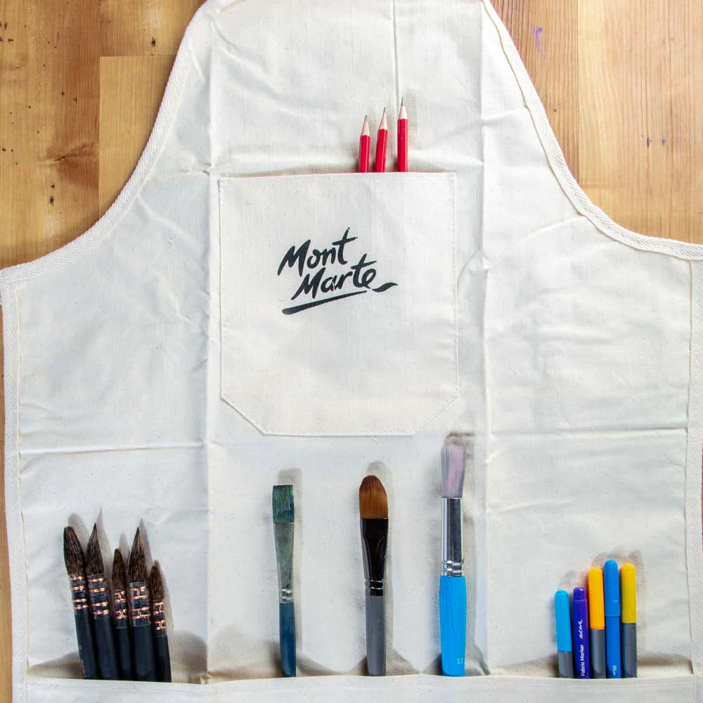 Mont Marte Heavy Duty Calico Artists Apron