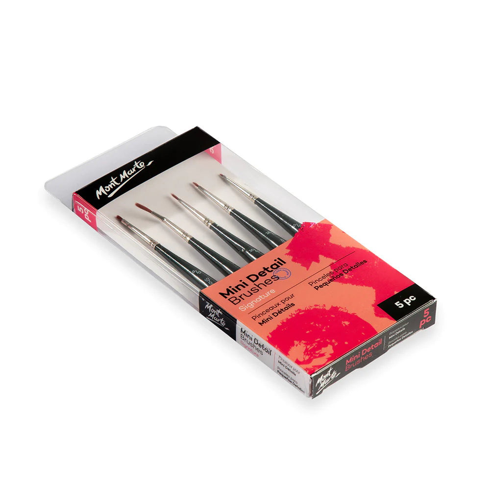 Mont Marte Mini Detail Brush Set 5pce