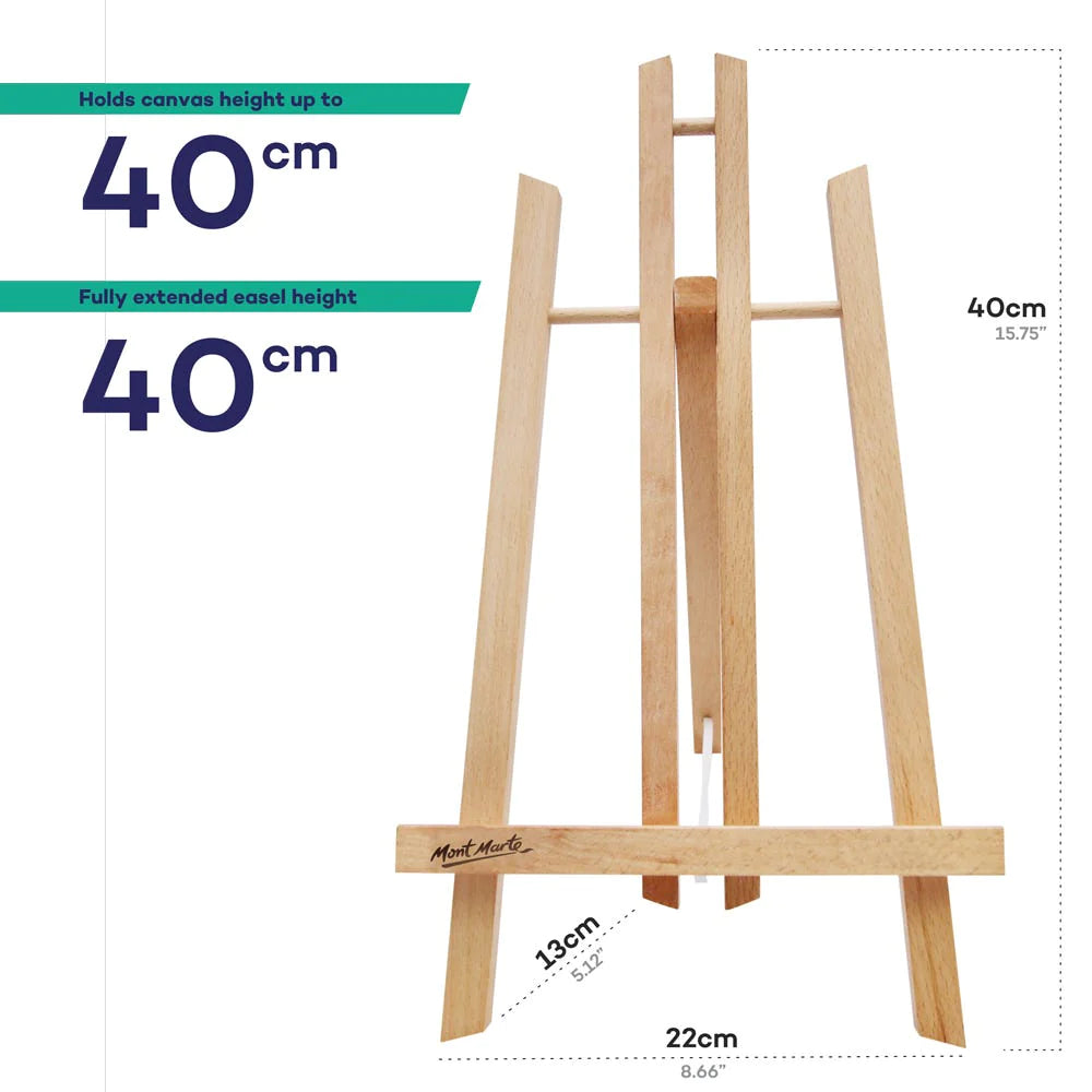 Mont Marte Mini Display Easel Beech Medium