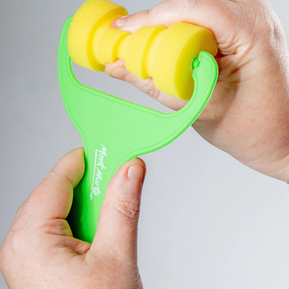 Mont Marte Pattern Foam Rollers 4pc image 4