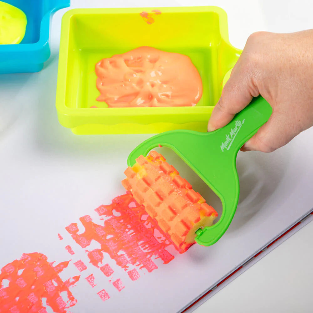 Mont Marte Pattern Foam Rollers 4pc image 5