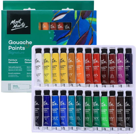 Mont Marte Signature Gouache 24pce x 12ml Default Title