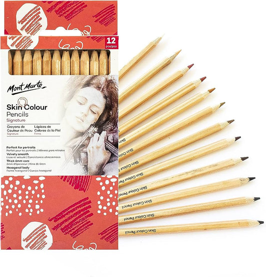 Mont Marte Skin Colour Pencils 12pce Default Title