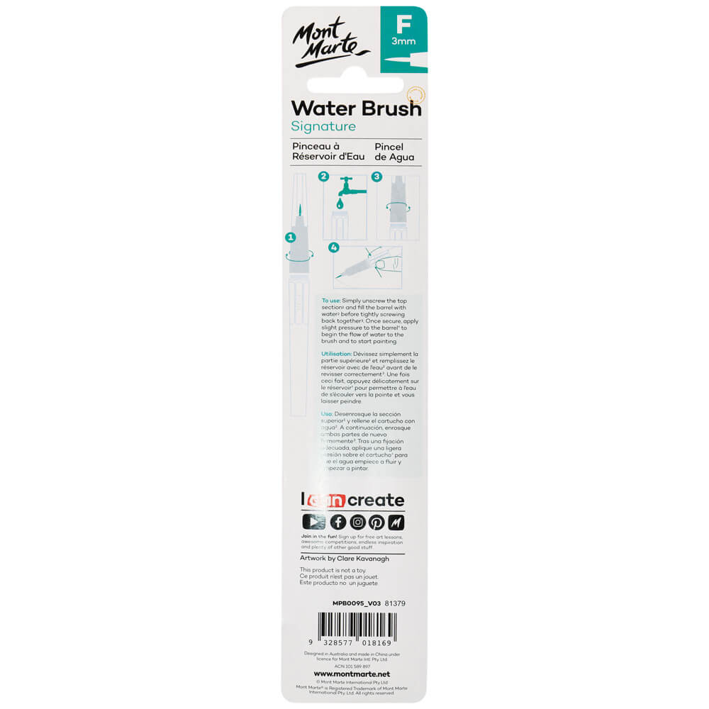 Mont Marte Waterbrush - Fine Tip