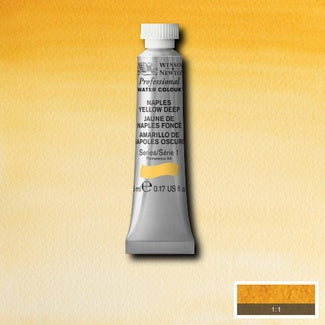 Winsor and Newton Professional Watercolour 5ml S1 Naples Yellow Deep