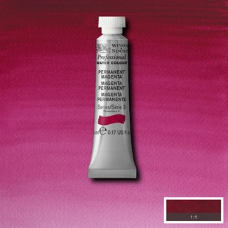 Winsor and Newton Professional Watercolour 5ml S3 Permanent Magenta