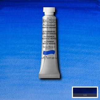 Winsor and Newton Professional Watercolour 5ml S2 Ultramarine - Green Shade