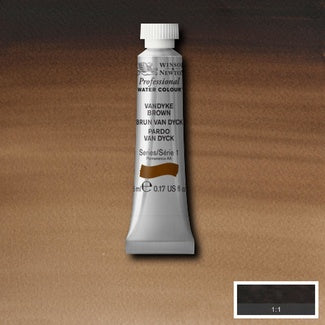 Winsor and Newton Professional Watercolour 5ml S1 Vandyke Brown