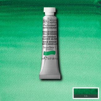 Winsor and Newton Professional Watercolour 5ml S1 Winsor Green - Yellow Shade